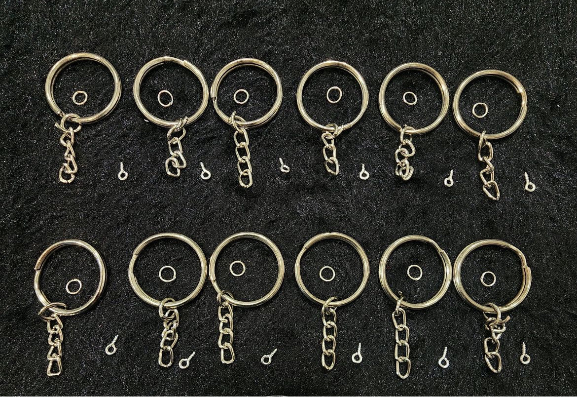 Keyrings 12pc Pack